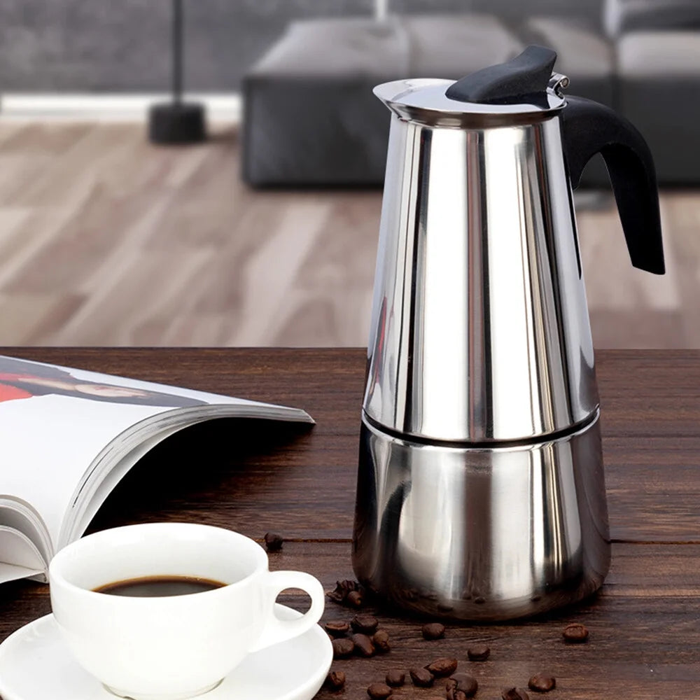 Stainless Steel Electric Coffee Maker N3485