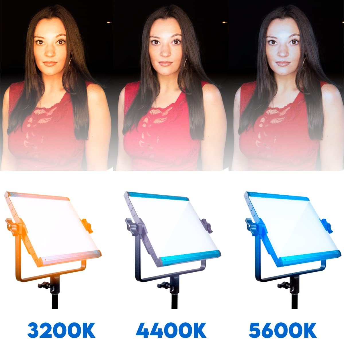 Bi-Color 3200K - 5600K LED Video Light K104