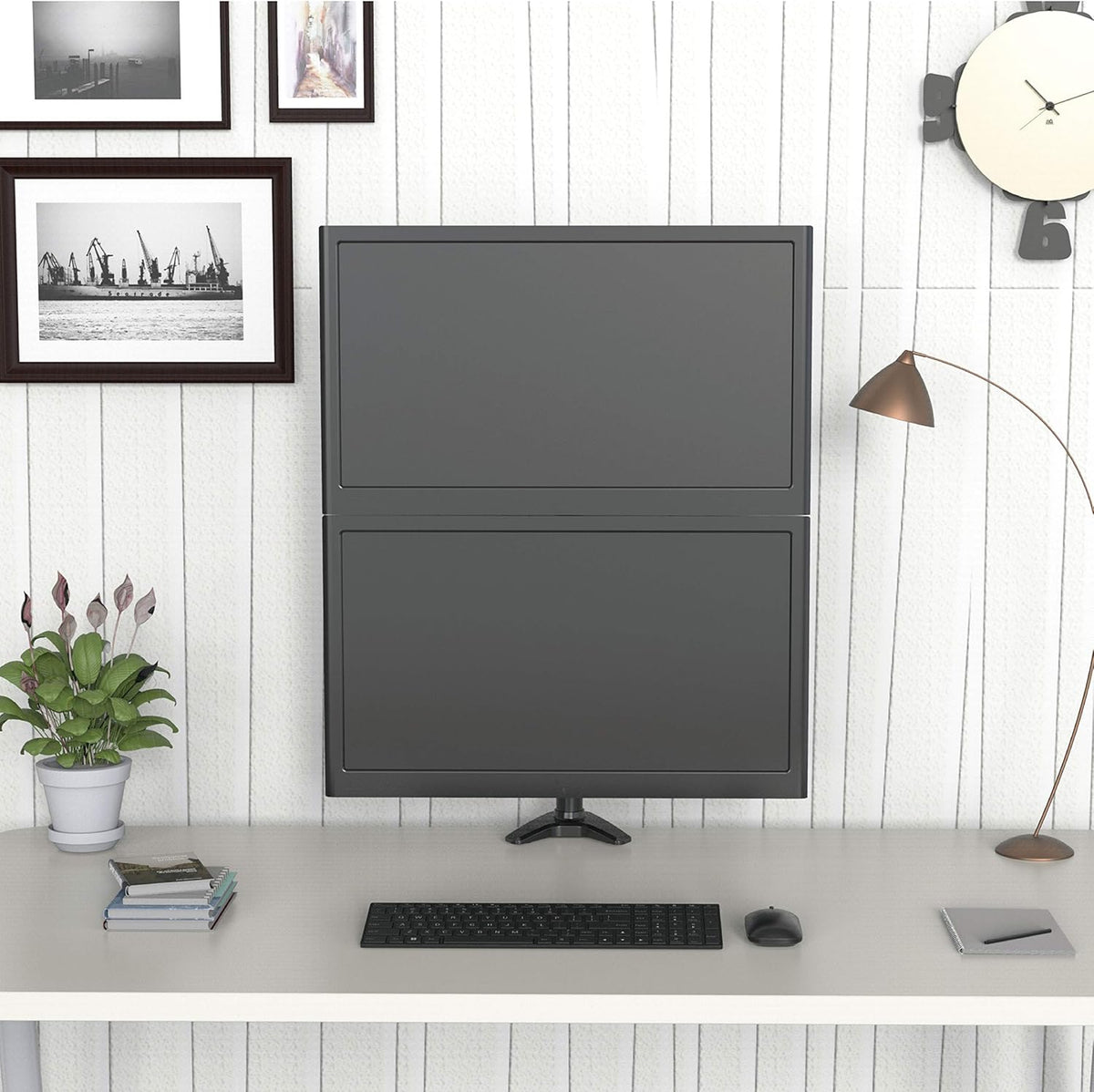 Vertical Dual Monitor Mount, 15-27 Height Adjustable, VESA Mount K903807