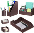 6 Piece Office Supplies Storage Caddy Set S443