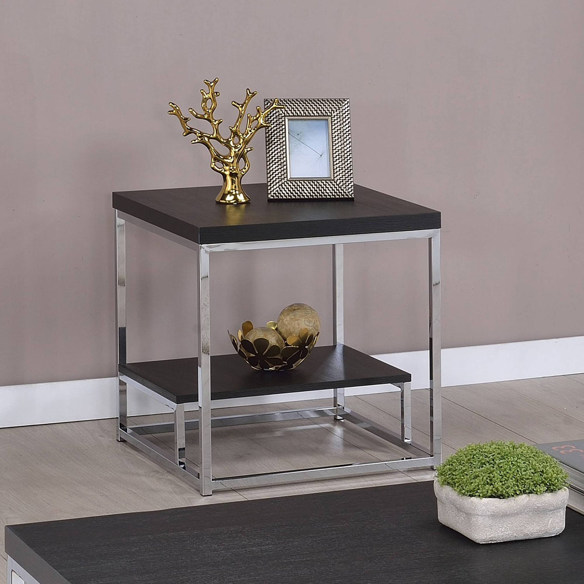 Cappuccino End Table M9981
