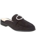 Black Suede Mule F56965