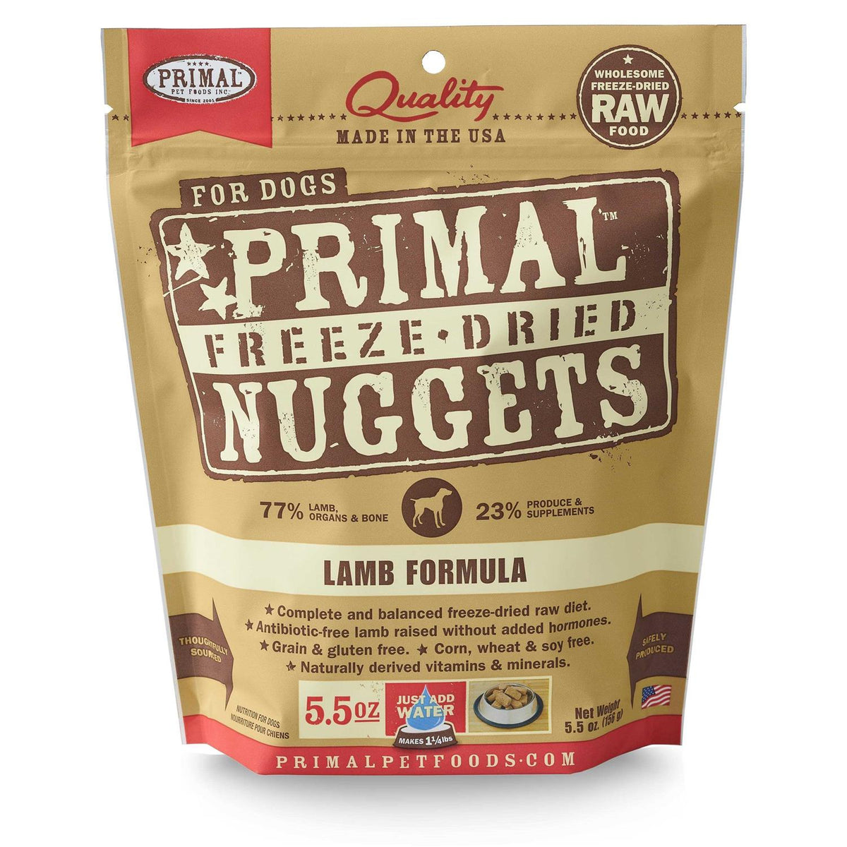 Freeze Dried Nuggets Lamb Dog Food C804313