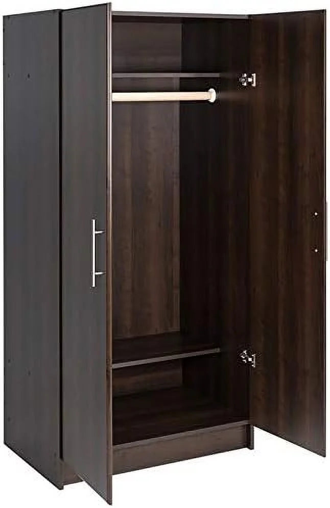 32" Wardrobe Armoire In Espresso M580567