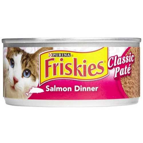 Friskies Pate Wet Salmon Dinner Cat Food E3770