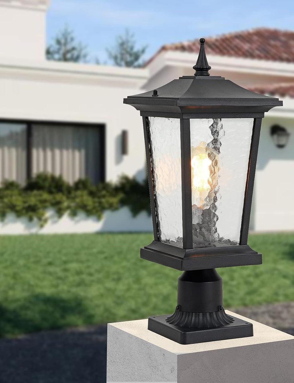 Waterproof IP65 Die Cast Aluminum Outdoor Post Light H389932