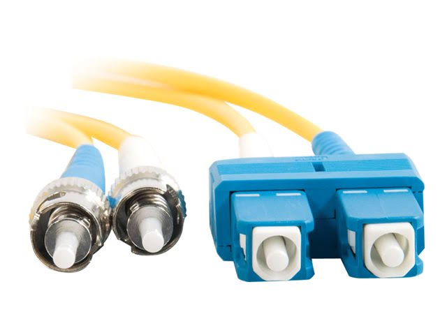 8M SC-ST OS1 Duplex Single-mode Fiber Optic Cable J5212