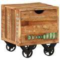Solid Reclaimed Wood Side Table Y949