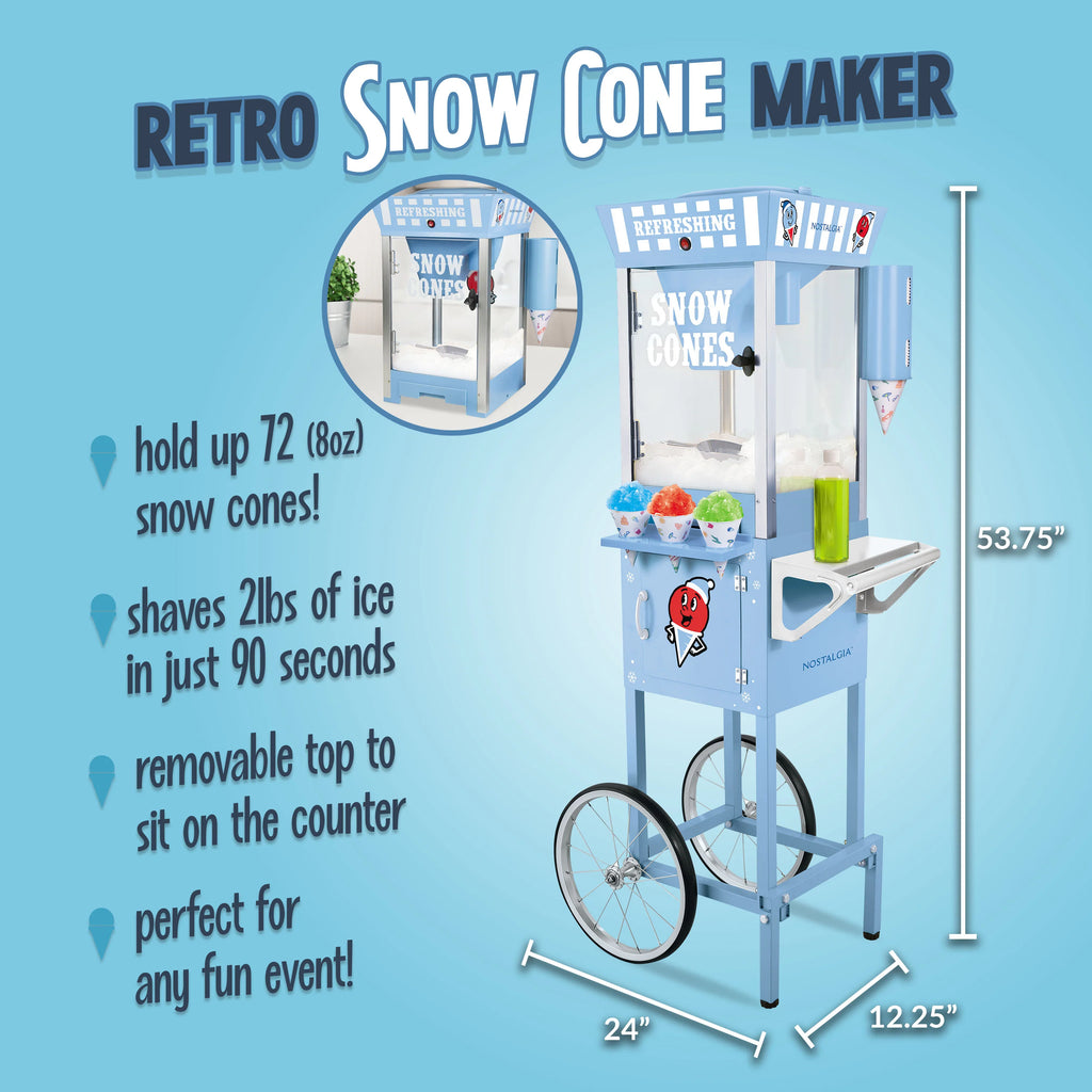 54-Inch Tall Snow Cone Cart J8432