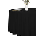 Round 60 inch Black Tablecloth H1043