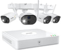 4CH NVR with 4pcs 1080p Rechargeable Wire-Free Outdoor Security Camera System K529