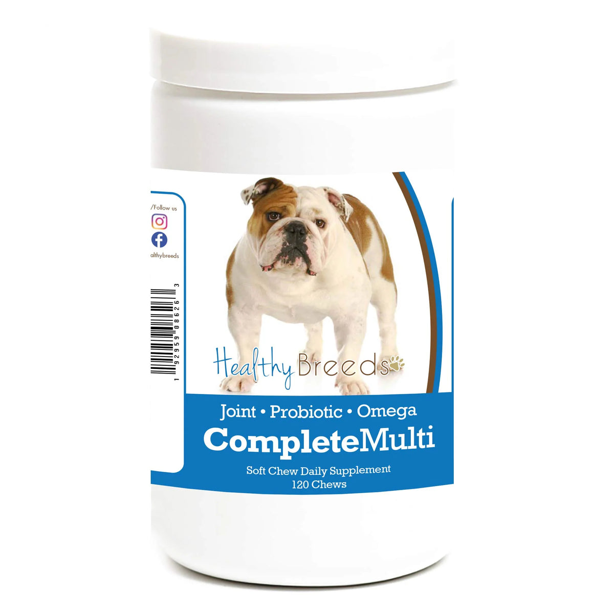 Bulldog Multivitamin Soft Chew 120 Count M4887