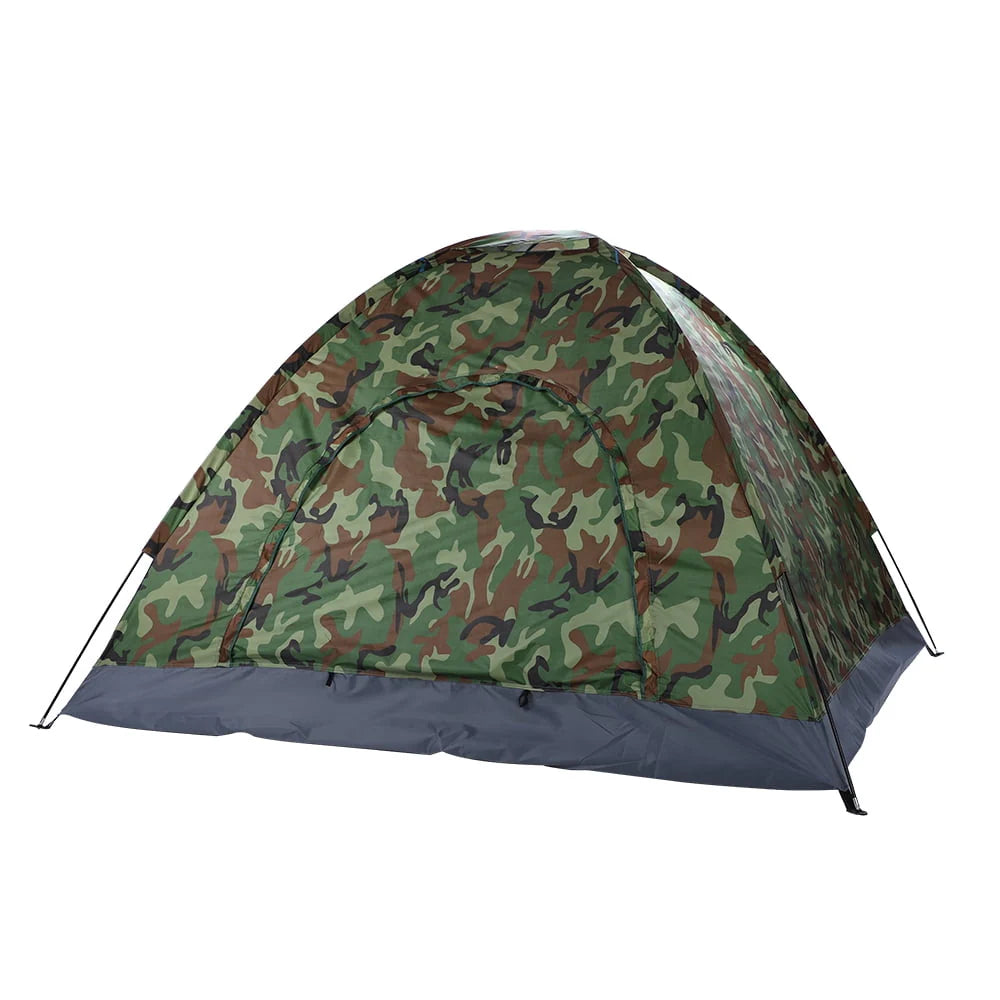 3-4 Person Camouflage Camping Tent with Carrying Bag K69693