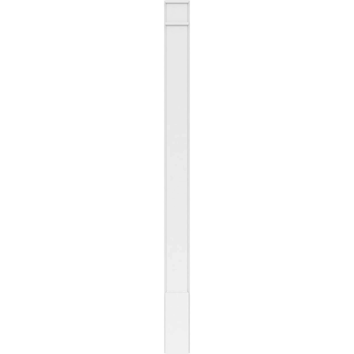 Plain PVC Pilaster with Capital and Base (Pair) R944070