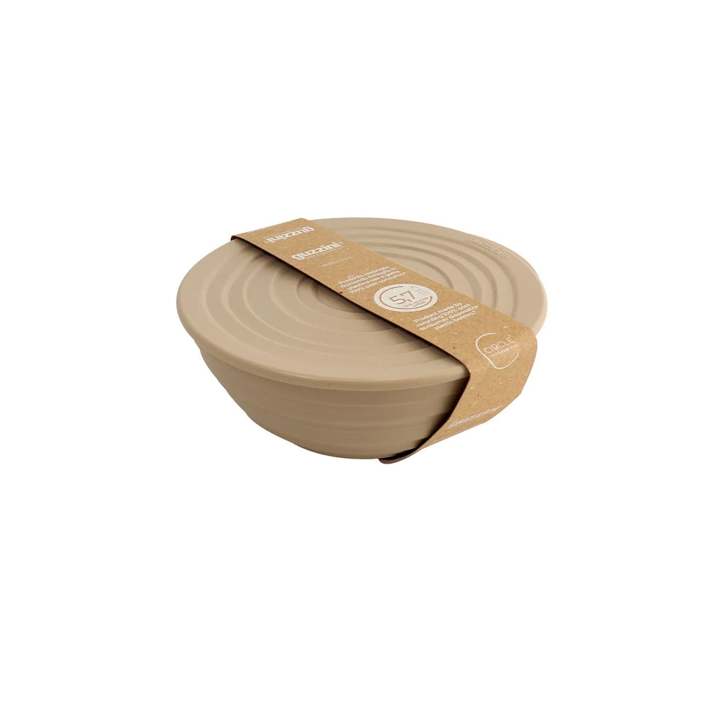 M Bowl With Lid Clay B26337