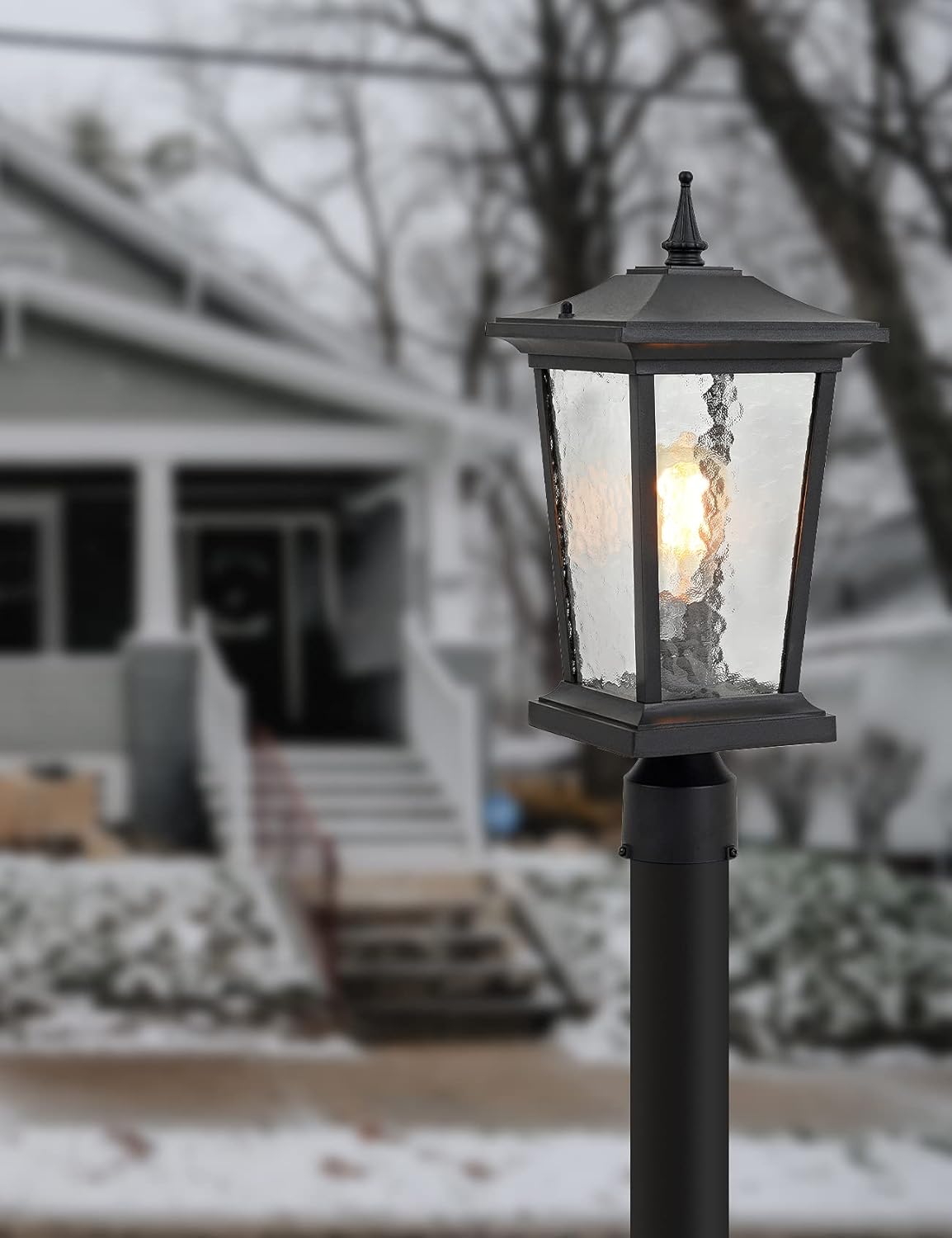 Waterproof IP65 Die Cast Aluminum Outdoor Post Light H389932