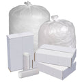 Clear 0.8 Mil 45 Gallon Can Liners Box of 250 D1579