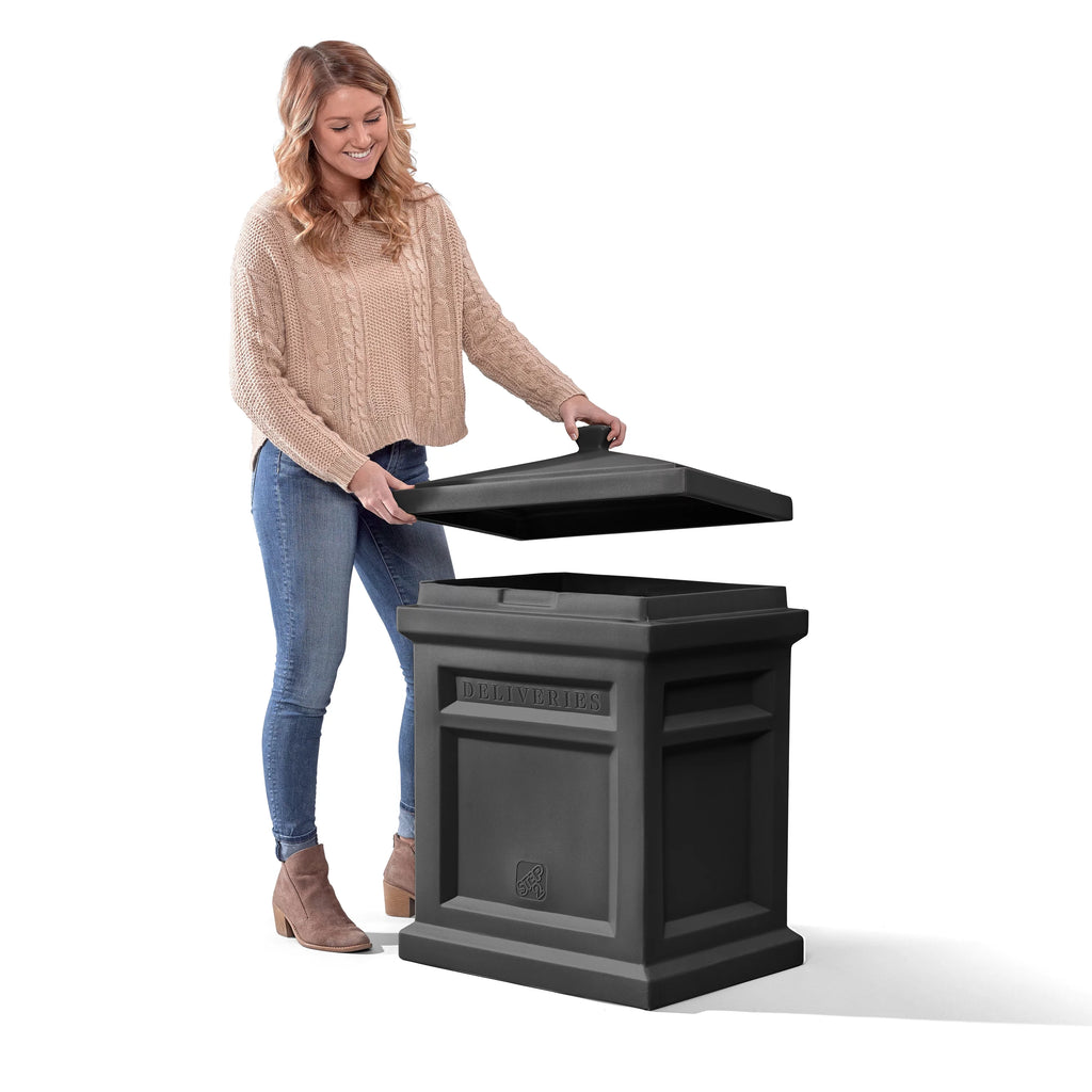 Black Parcel Delivery Box W49082
