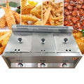 Commercial 18L 3-Pan Gas Fryer W267