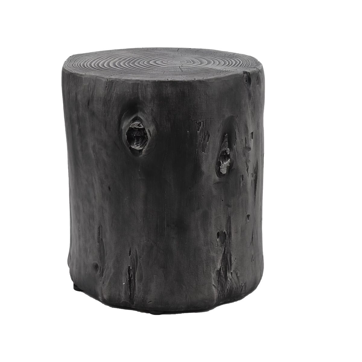 Faux Wood Round Side Table P3300