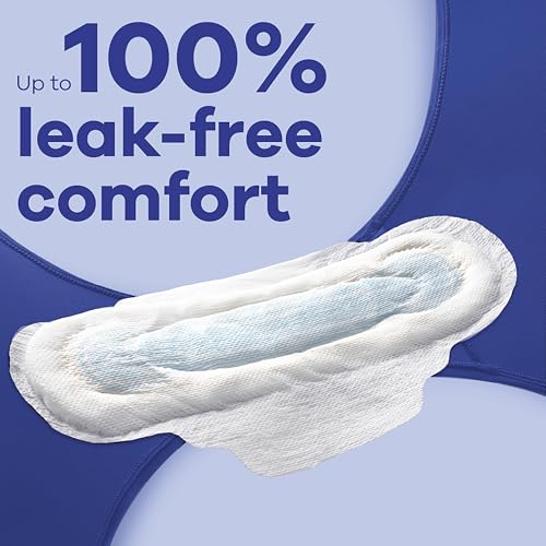 Size 2 Long Super Absorbency Unscented Maxi Pads with Wings, 60 Count A638