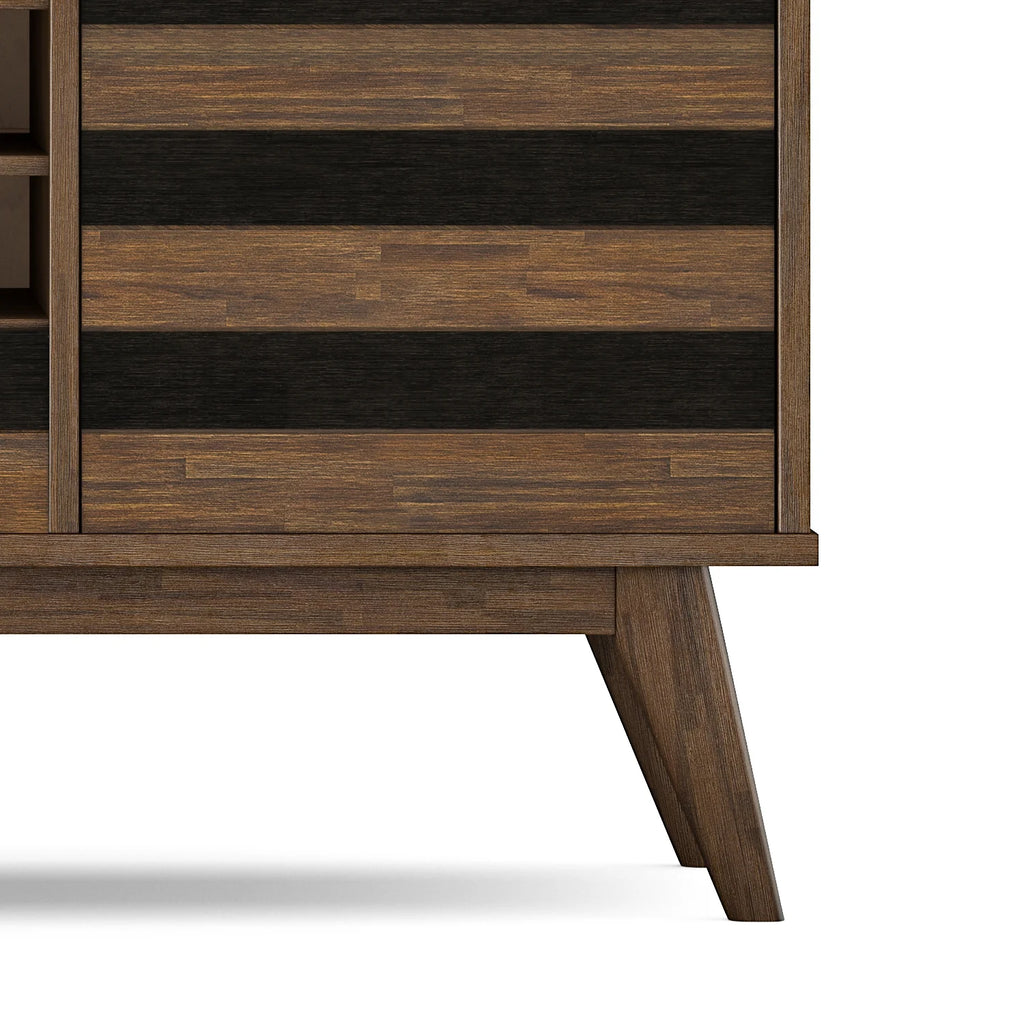 60 inch Solid Acacia Wood Sideboard with Wine Storage X907