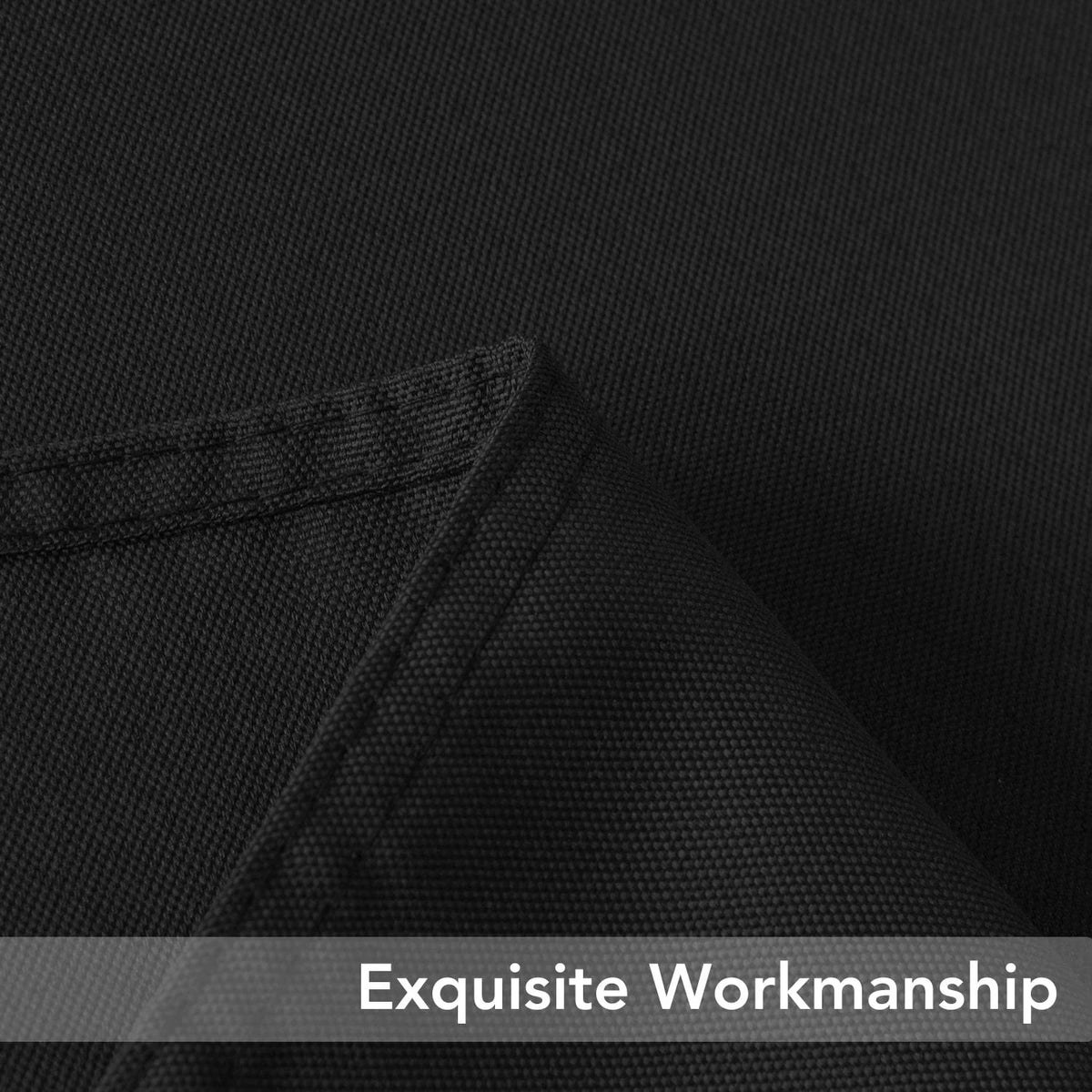 Round 60 inch Black Tablecloth H1043