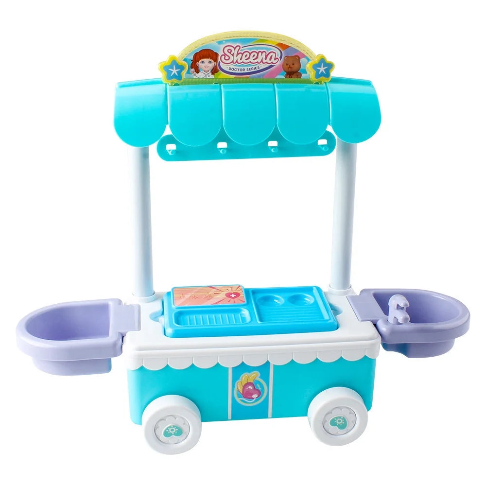Doctor Kit Surgical Car with Music Kids Play House Educational Role Play Toy K5121