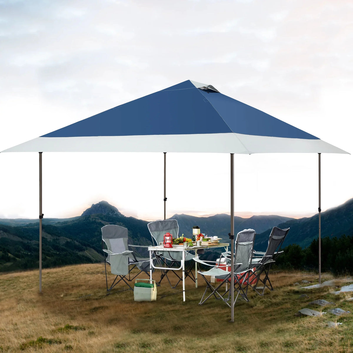 13'x13' Pop-up Canopy with Auto Extending Eaves G46289