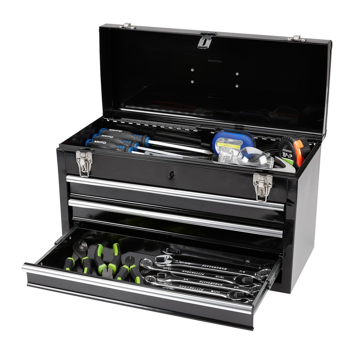 3-Drawer Steel Toolbox Y4047