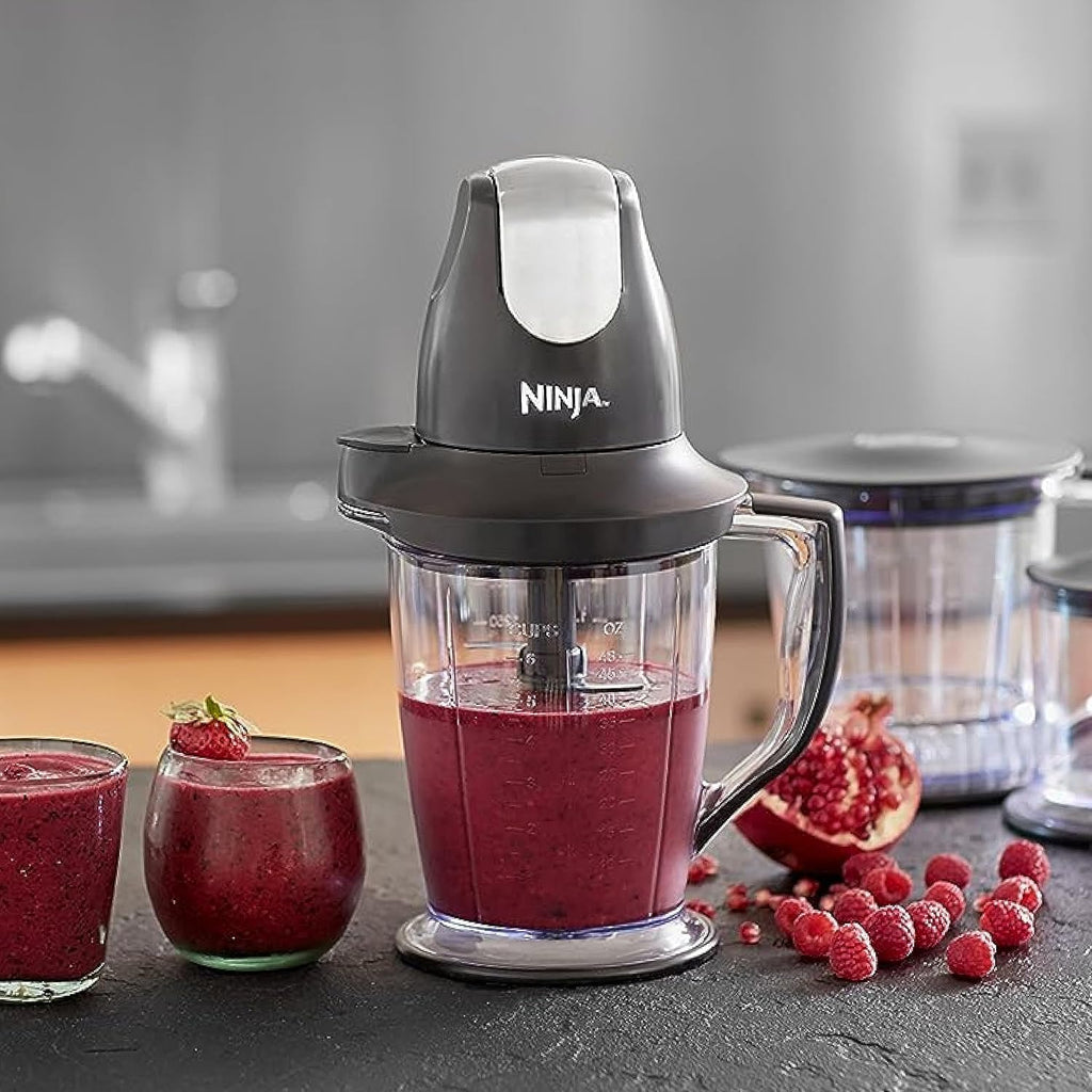 Black Blender Food Processor with 48oz Pitcher D8620