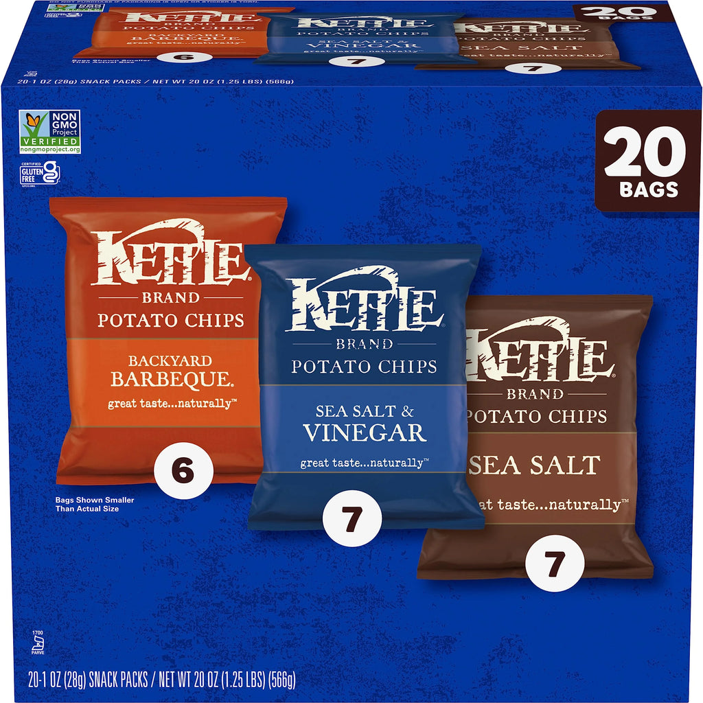 20 Ct 1 Oz Potato Chips Variety Pack V711
