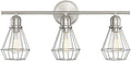 3 Light Brushed Nickel Bath Wall Vanity Fixture N5330