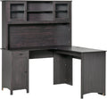 L-Shaped Desk with Hutch and Drawers E570