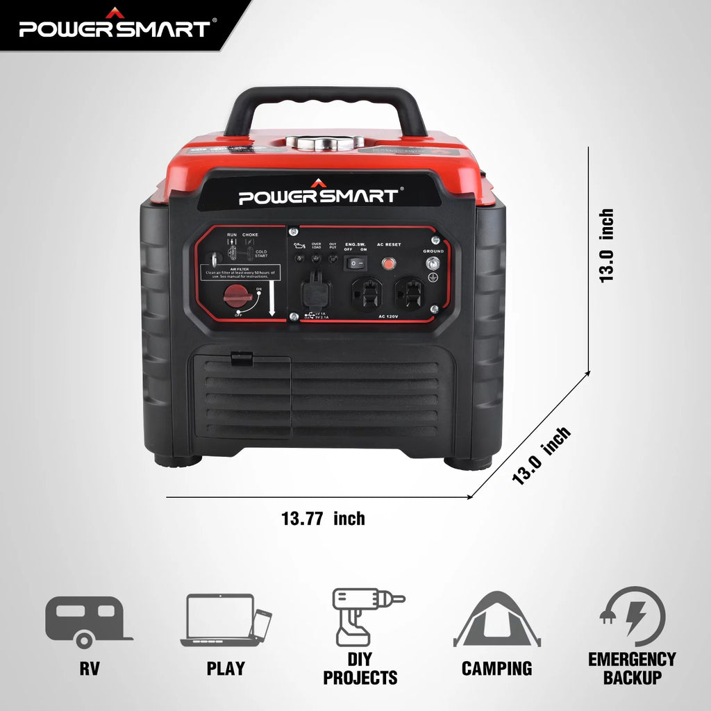 1500 Watt Portable Gas Power Inverter Generator T211