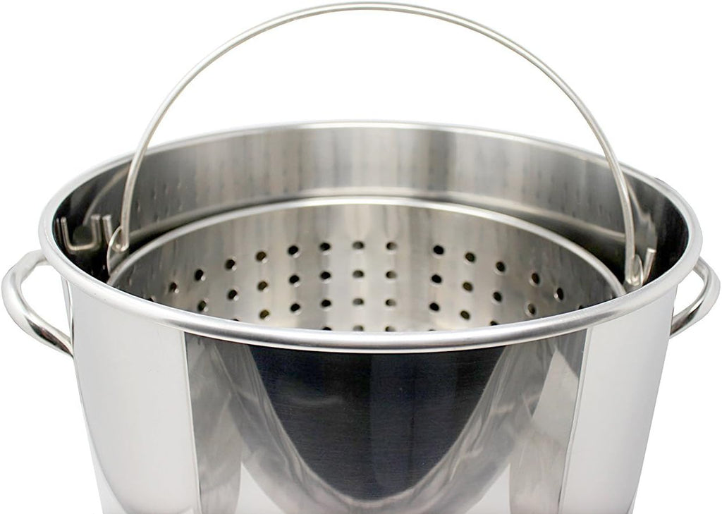 13-Gal 16" Stainless Steel Stock Pot with Lid N4101