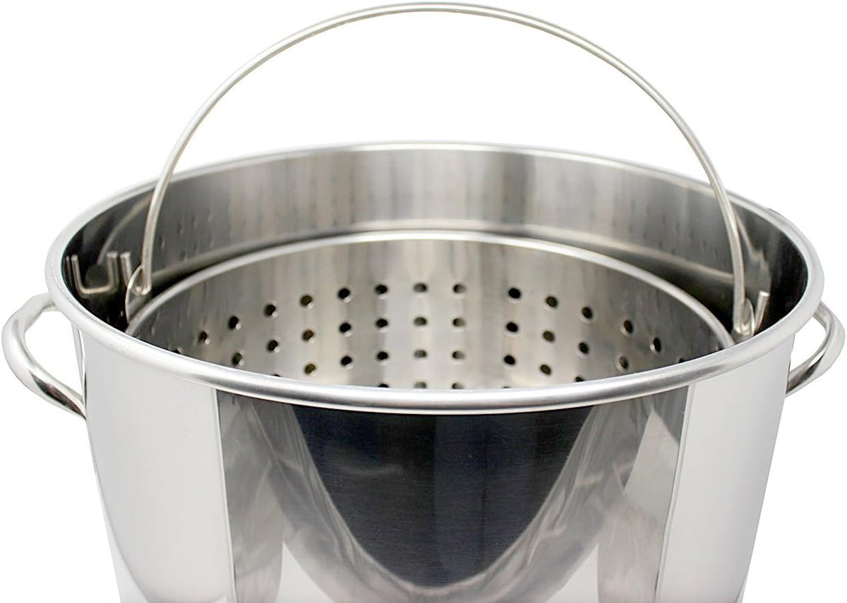 13-Gal 16" Stainless Steel Stock Pot with Lid N4101