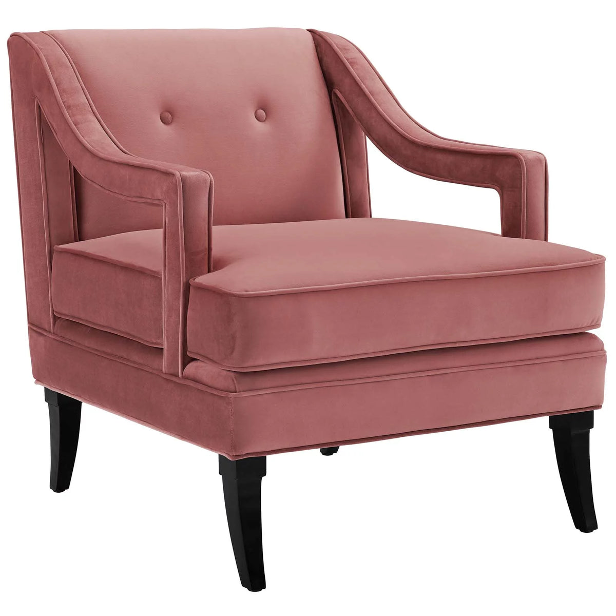 Dusty Rose Performance Velvet Set of 2 Living Room Set K823426