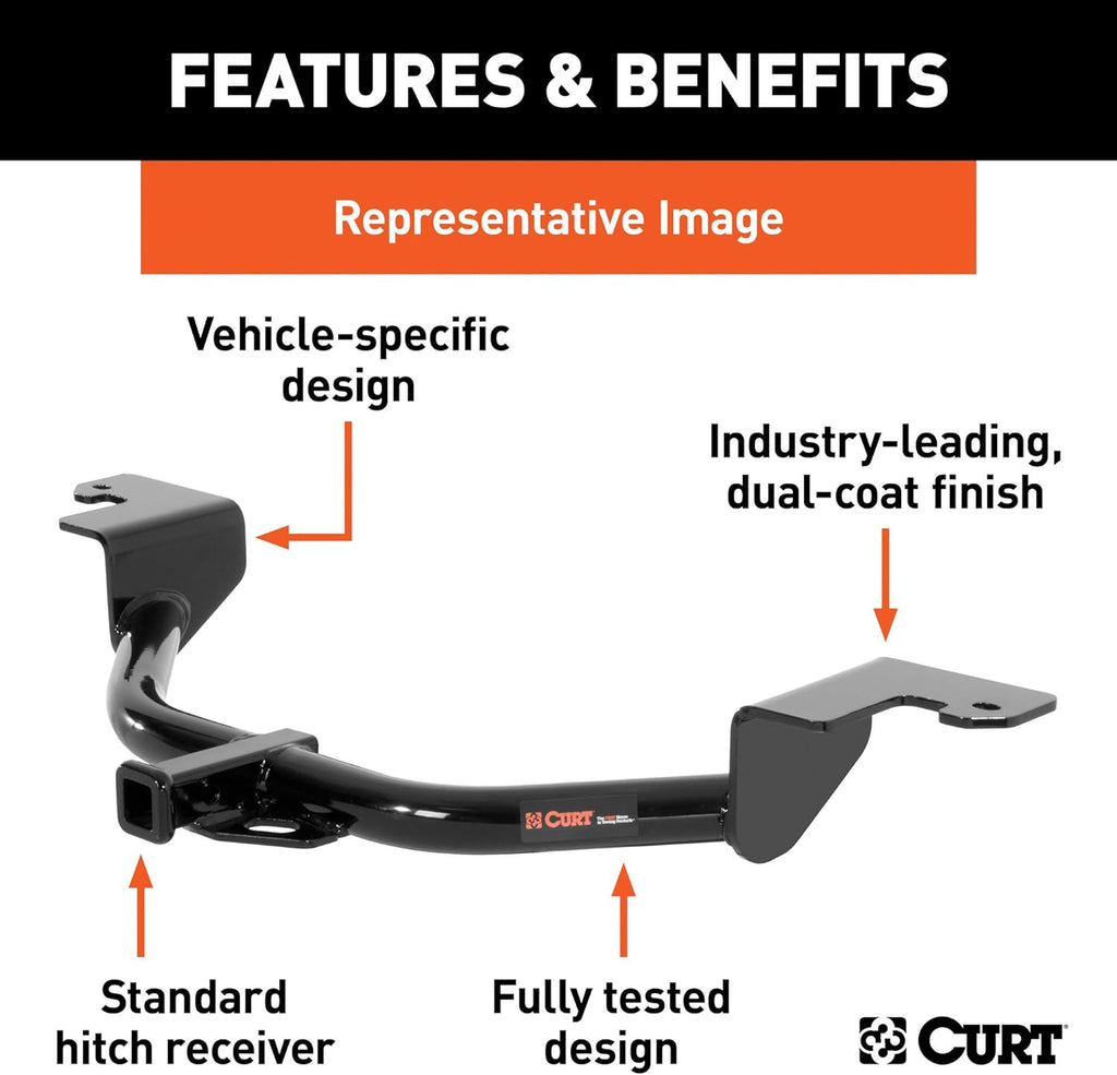 Class 1 Trailer Hitch with Ball Mount, 1-1/4-In Receiver R9315