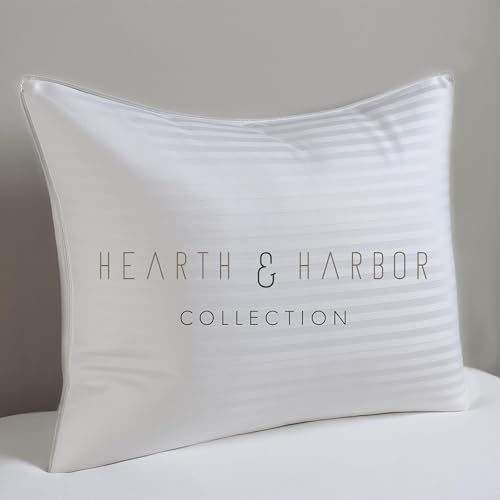 Down Alternative Cotton King Size Set of 2 Bed Pillows V539