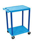 2 Shelf Utility Cart Blue D643863