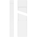 Plain PVC Pilaster with Capital and Base (Pair) R944070