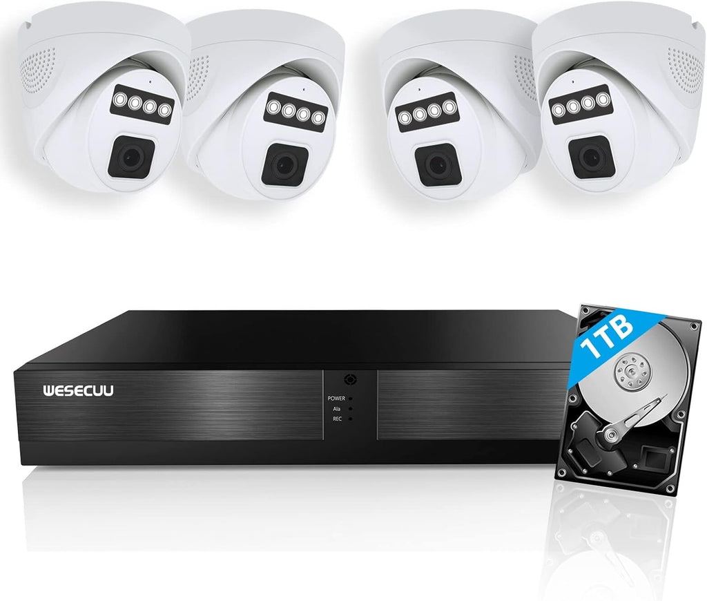 5MP NVR 8 Channel Poe Security Camera System with 1TB Hard Drive X289