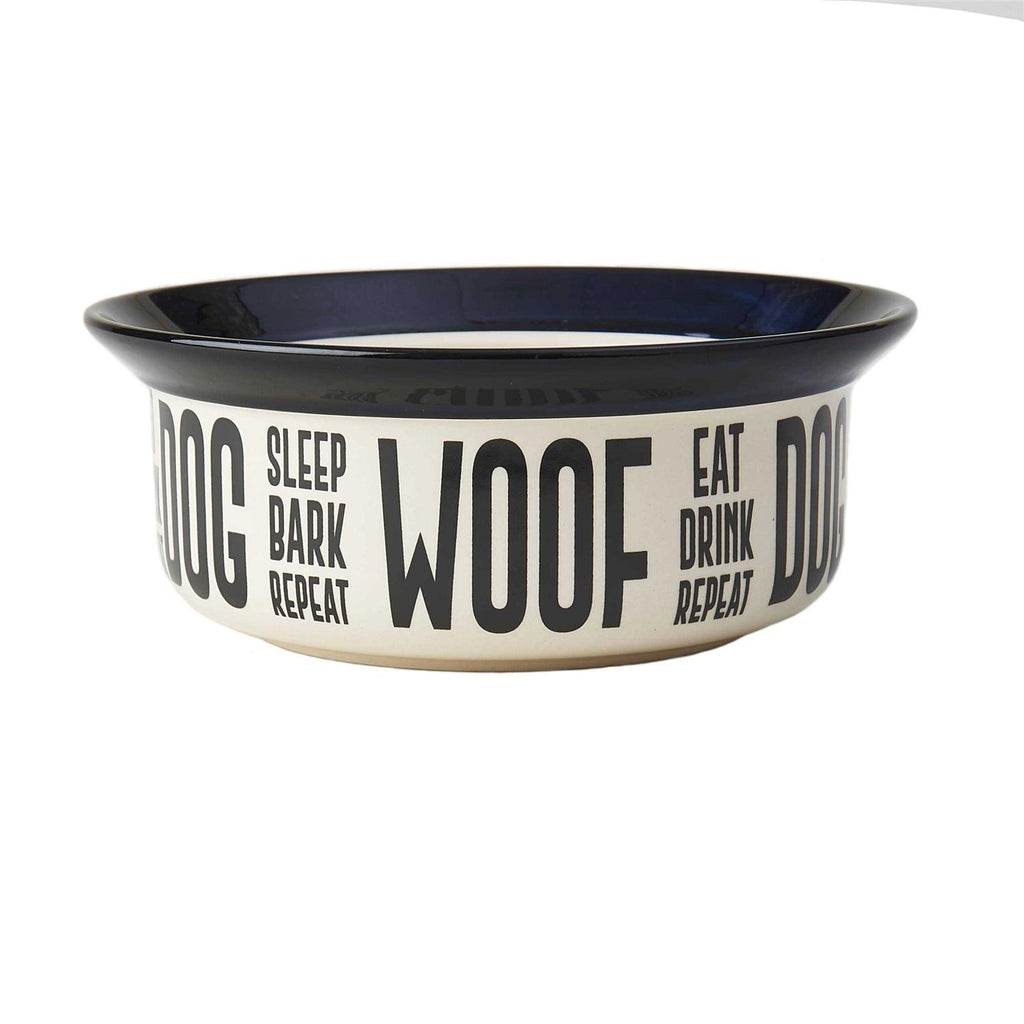 Stoneware Dog Bowl J2111