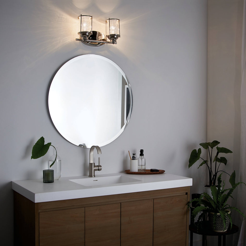 Polished Nickel 2 Light Bath E9232
