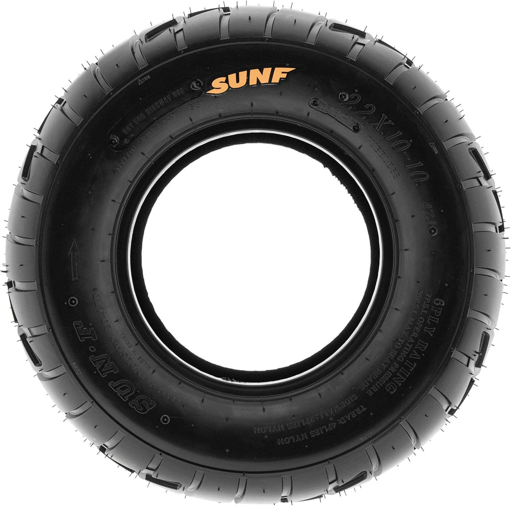 Set of 4 ATV UTV Flat Track Tires 20x7-8 Front & 18x9.5-8 Rear, 6 PR, Tubeless P46733