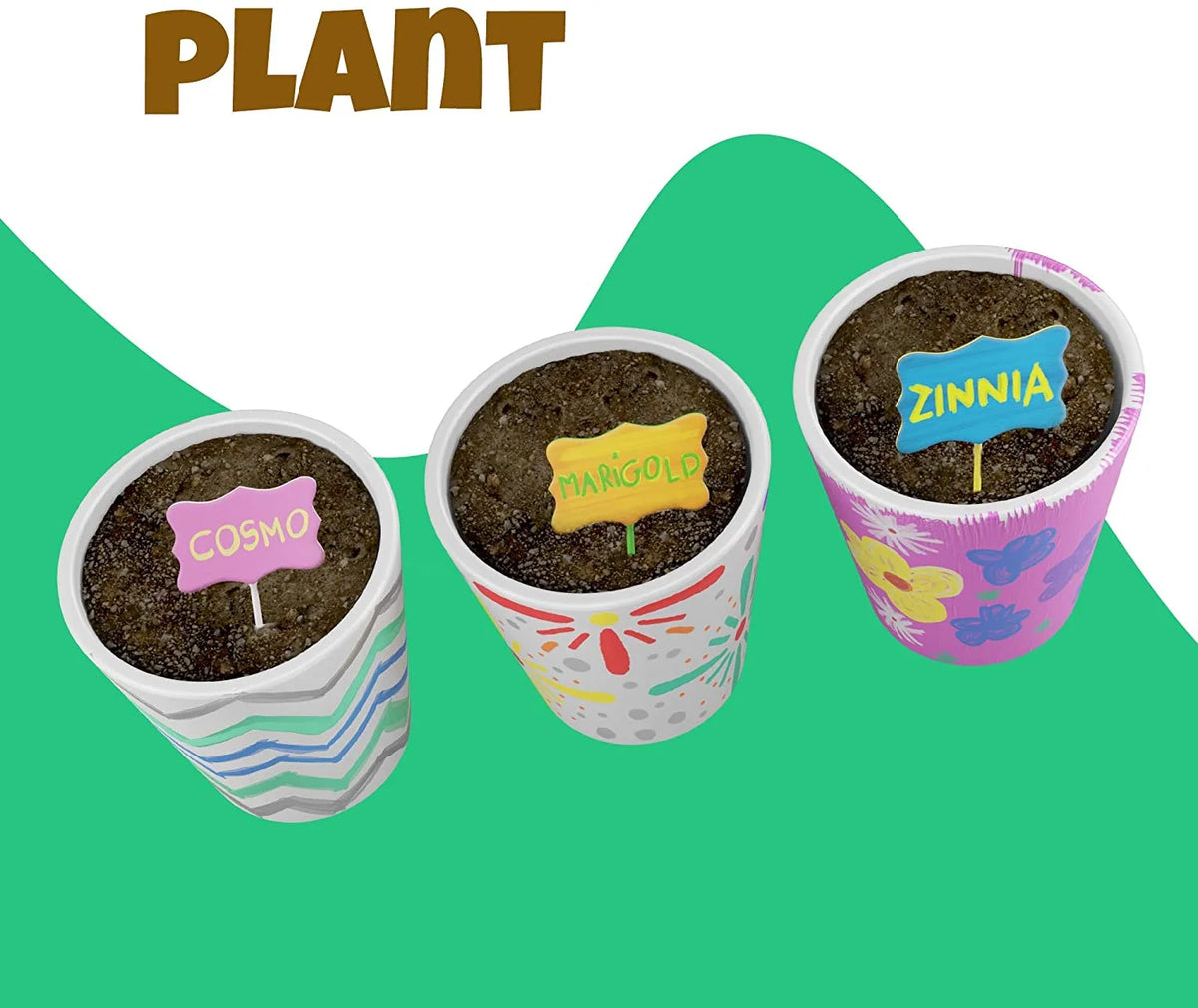 Paint & Plant Stoneware Flower Growing Kit S5102
