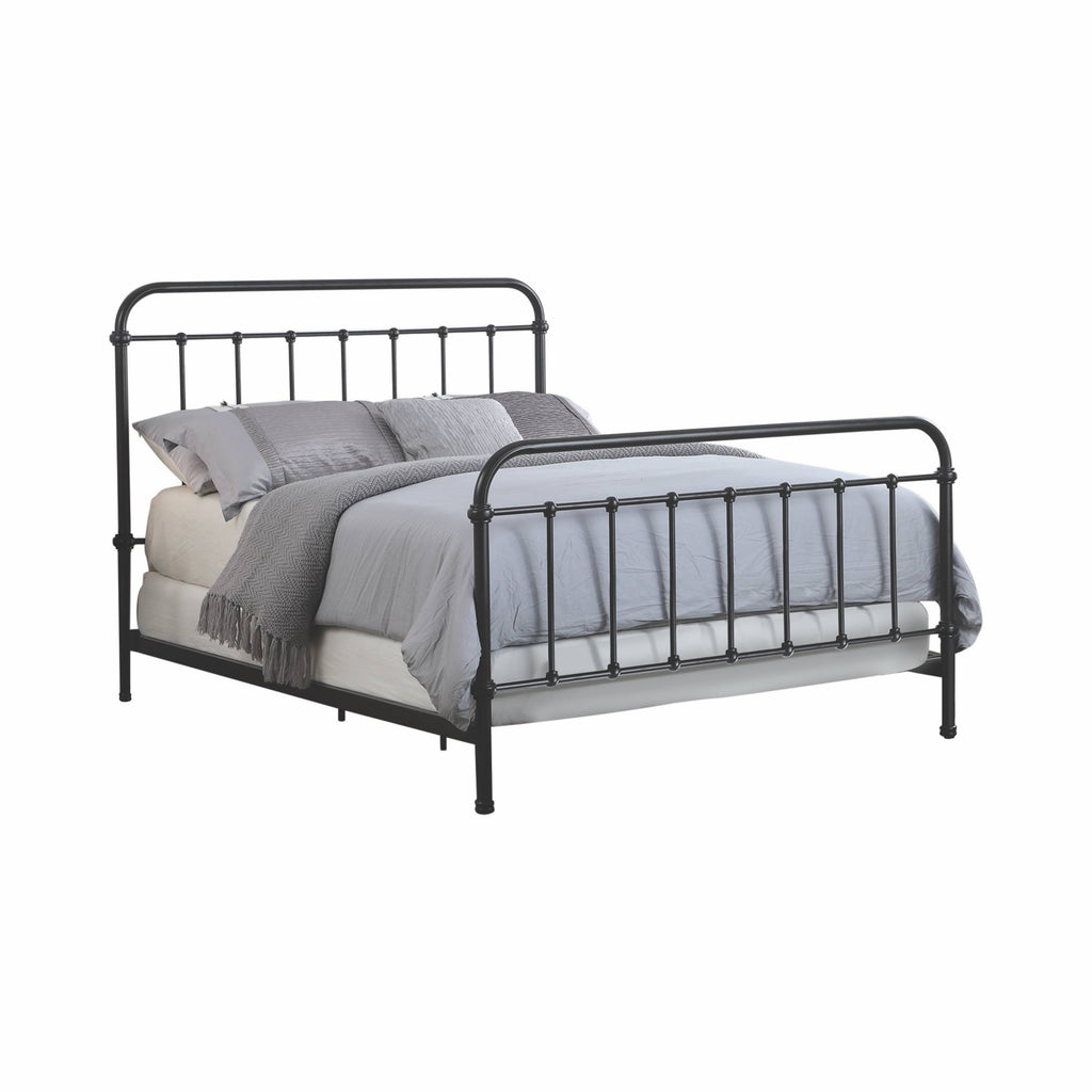 Dark Bronze California King Metal Bed Q832661