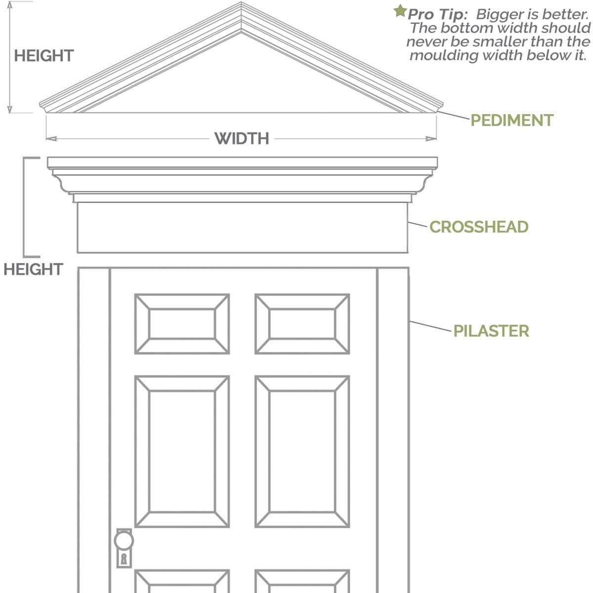 Plain PVC Pilaster with Capital and Base (Pair) R944070