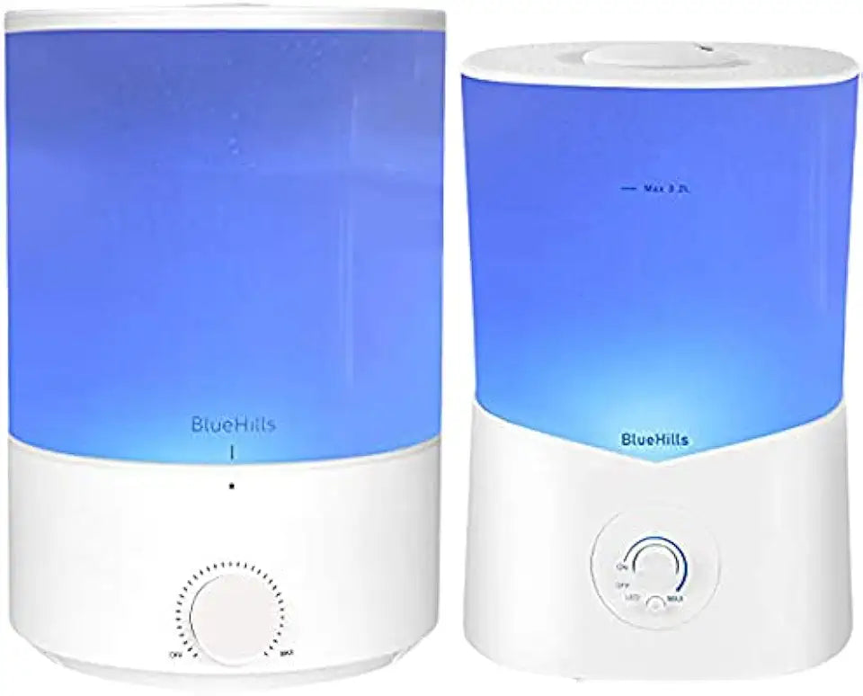 Large Essential Oils Diffusers 4000 ML and 3000 ML Set of 2 White E91668